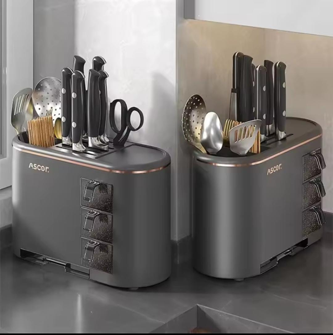 Multifunctional kitchen spice storage rack organizer