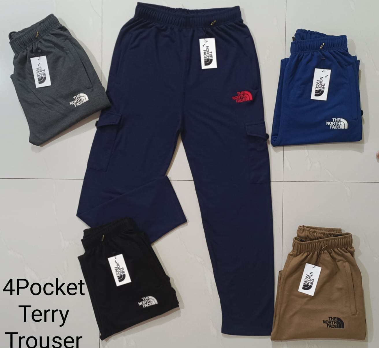 Men Terry Loss Bottom Trouser 4pocket