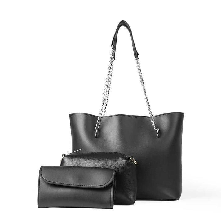 Women's PU Leather Hand Bag Set