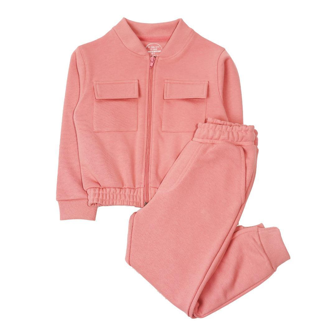 Cozy Girl's Fleece Tracksuit Set