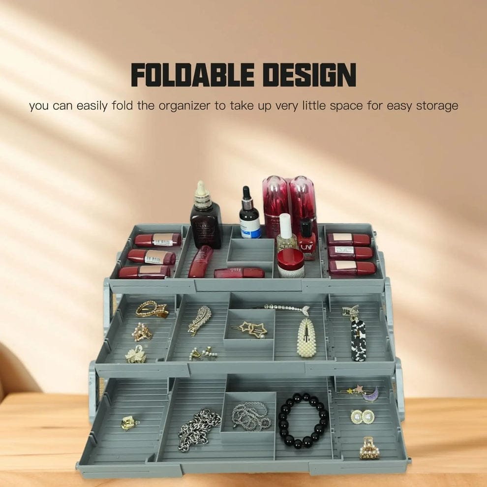 Three tier collapsible expandable jewelry organizer Heavy Quality