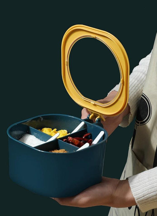 4 In 1 Spice Box With Spoons