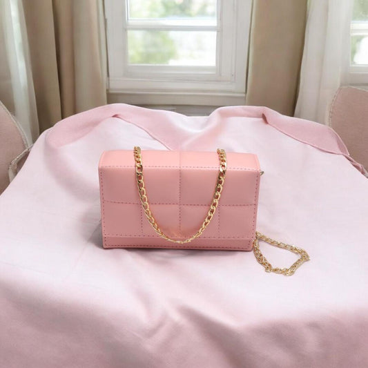 Girl's Stylish pink Crossbody Bag