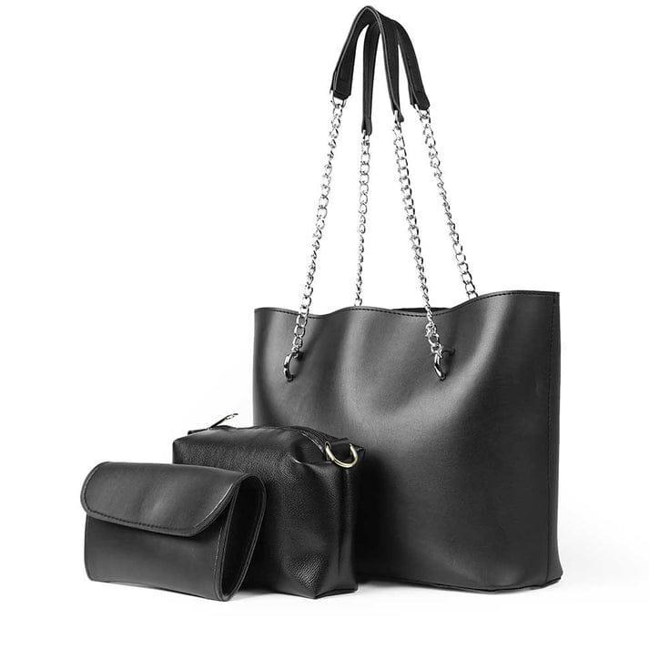 Women's PU Leather Hand Bag Set
