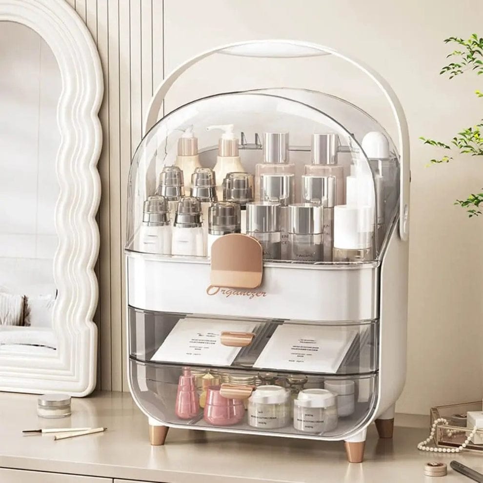 New Layered Cosmetic Storage Box Makeup Organizer