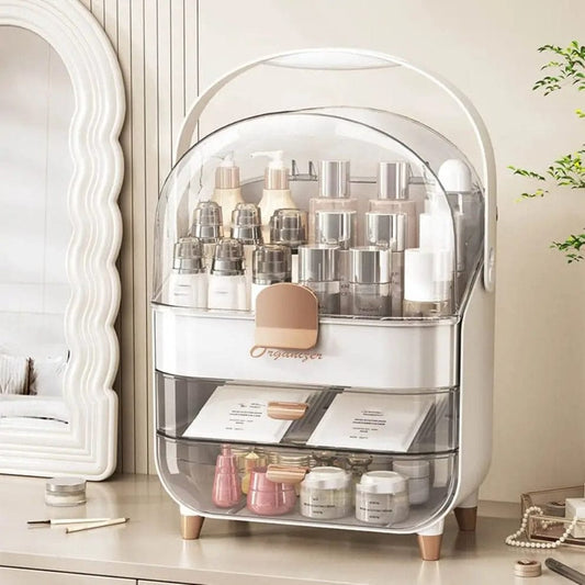New Layered Cosmetic Storage Box Makeup Organizer
