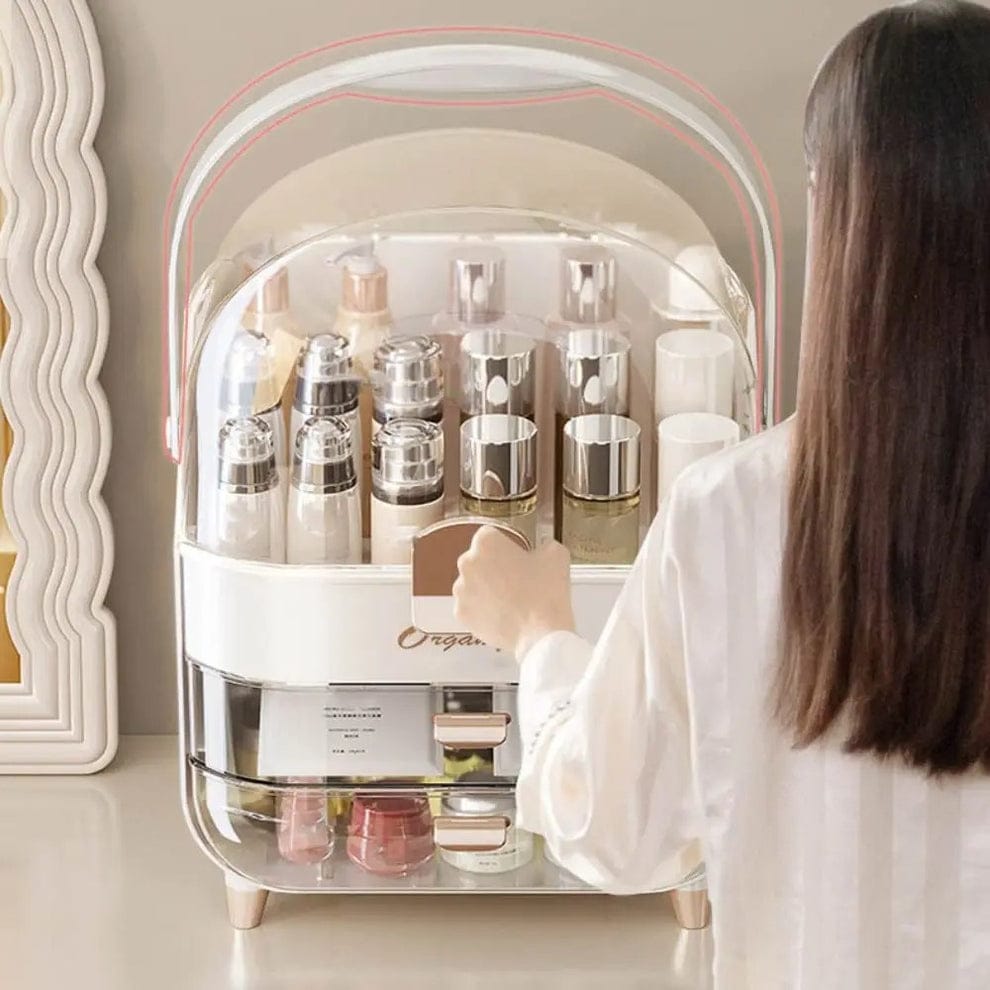 New Layered Cosmetic Storage Box Makeup Organizer