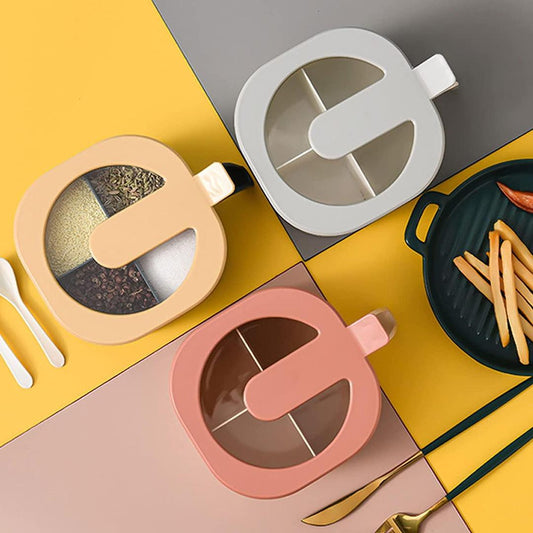 4 In 1 Spice Box With Spoons