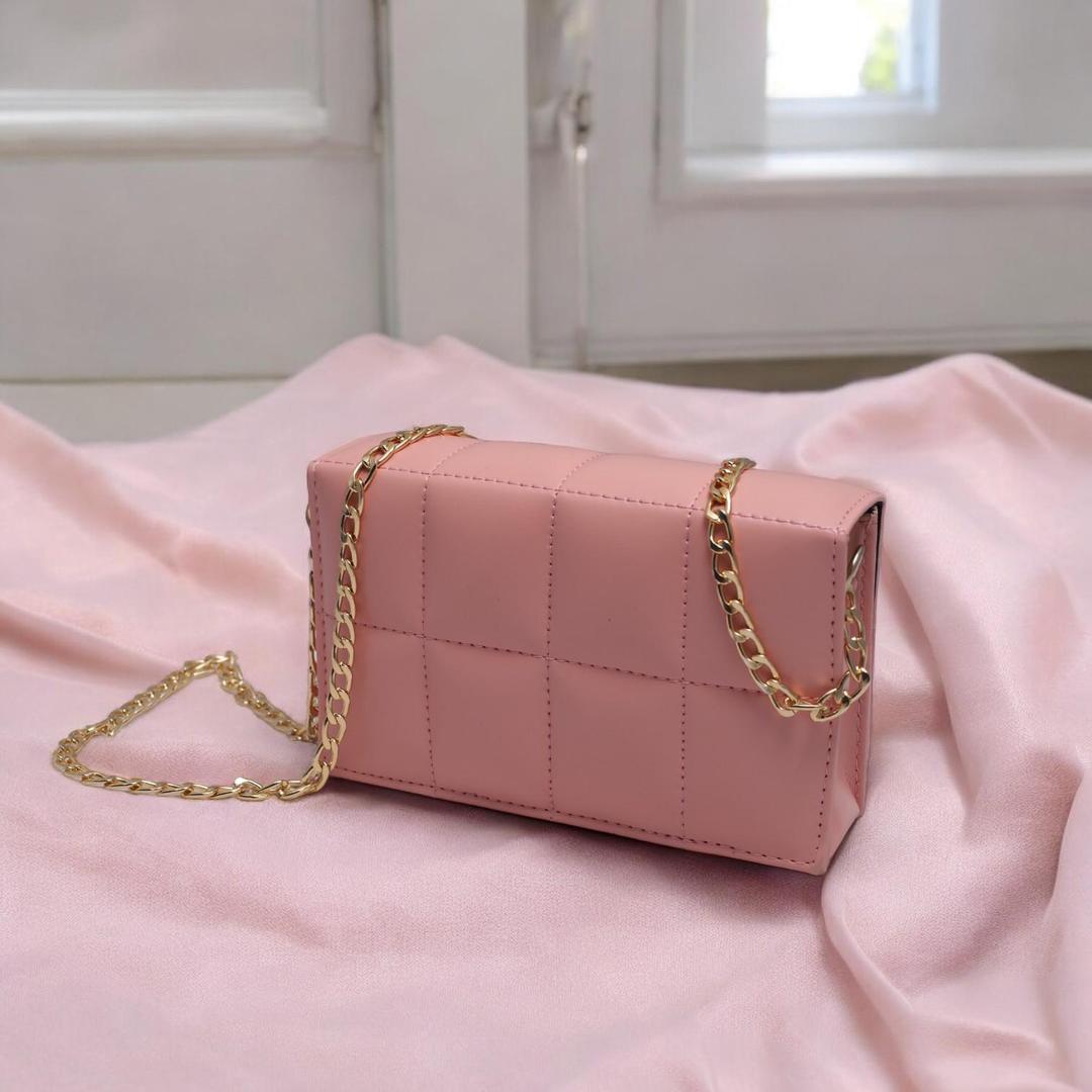 Girl's Stylish pink Crossbody Bag